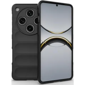 Phonesta GripShell Silicone Back Cover hoesje voor Oppo Find X8 Pro - Zwart