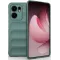 Phonesta GripShell Silicone Back Cover hoesje voor Oppo Reno13 F 4G/5G / Reno13 FS 5G - Donkergroen