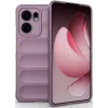 Phonesta GripShell Silicone Back Cover hoesje voor Oppo Reno13 F 4G/5G / Reno13 FS 5G - Paars
