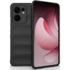 Phonesta GripShell Silicone Back Cover hoesje voor Oppo Reno13 F 4G/5G / Reno13 FS 5G - Zwart