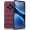 Phonesta GripShell Silicone Back Cover hoesje voor Oppo Reno12 F/Reno12 FS - Bordeaux