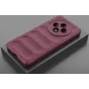 Phonesta GripShell Silicone Back Cover hoesje voor Oppo Reno12 F/Reno12 FS - Bordeaux 2