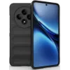 Phonesta GripShell Silicone Back Cover hoesje voor Oppo Reno12 F/Reno12 FS - Zwart