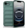 Phonesta GripShell Silicone Back Cover hoesje voor Apple iPhone 17e/16e - Donkergroen