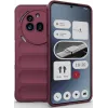Phonesta GripShell Silicone Back Cover hoesje voor Nothing Phone (3a) Pro - Bordeaux