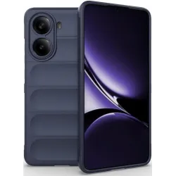 Phonesta GripShell Silicone Back Cover hoesje voor Xiaomi Poco X7 Pro - Donkerblauw