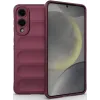 Phonesta GripShell Silicone Back Cover hoesje voor Samsung Galaxy S25 Edge - Bordeaux