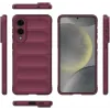 Phonesta GripShell Silicone Back Cover hoesje voor Samsung Galaxy S25 Edge - Bordeaux 3
