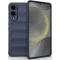 Phonesta GripShell Silicone Back Cover hoesje voor Samsung Galaxy S25 Edge - Donkerblauw