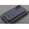 Phonesta GripShell Silicone Back Cover hoesje voor Samsung Galaxy S25 Edge - Donkerblauw 2