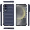 Phonesta GripShell Silicone Back Cover hoesje voor Samsung Galaxy S25 Edge - Donkerblauw 3