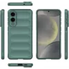 Phonesta GripShell Silicone Back Cover hoesje voor Samsung Galaxy S25 Edge - Donkergroen 3