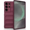 Phonesta GripShell Silicone Back Cover hoesje voor Samsung Galaxy S25 Ultra - Bordeaux
