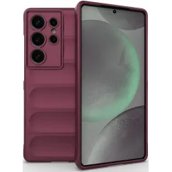 Phonesta GripShell Silicone Back Cover hoesje voor Samsung Galaxy S25 Ultra - Bordeaux