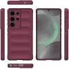 Phonesta GripShell Silicone Back Cover hoesje voor Samsung Galaxy S25 Ultra - Bordeaux 3