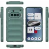 Phonesta GripShell Silicone Back Cover hoesje voor Nothing Phone (3a) - Donkergroen 3