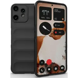 Phonesta GripShell Silicone Back Cover hoesje voor Nothing CMF Phone 2 Pro - Zwart