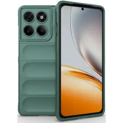 Phonesta GripShell Silicone Back Cover hoesje voor Motorola Edge 60 Pro - Donkergroen