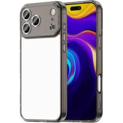 Phonesta HybridAir Back Cover hoesje voor Apple iPhone 17 Pro Max - Zwart