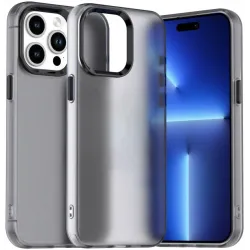 Phonesta HardFrost Back Cover hoesje voor Apple iPhone 14 Pro Max - Mat Zwart