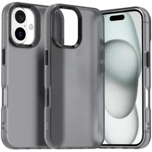 Phonesta HardFrost Back Cover hoesje voor Apple iPhone 16 Plus - Mat Zwart