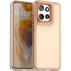 Phonesta HardFrost Back Cover hoesje voor Motorola Edge 60 Neo/Edge 50 Neo / ThinkPhone 25 - Mat Oranje