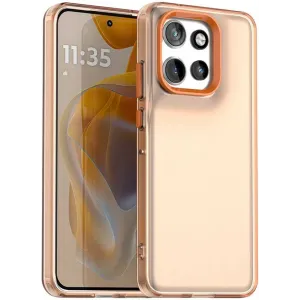 Phonesta HardFrost Back Cover hoesje voor Motorola Edge 60 Neo/Edge 50 Neo / ThinkPhone 25 - Mat Oranje