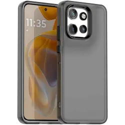 Phonesta HardFrost Back Cover hoesje voor Motorola Edge 60 Neo/Edge 50 Neo / ThinkPhone 25 - Mat Zwart