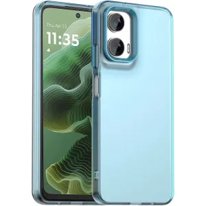 Phonesta HardFrost Back Cover hoesje voor Motorola Moto G35 - Mat Blauw