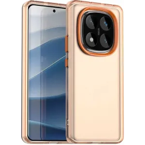 Phonesta HardFrost Back Cover hoesje voor Xiaomi Redmi Note 14 Pro 5G / Xiaomi Poco X7 - Mat Oranje