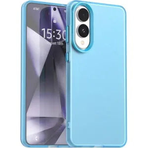 Phonesta HardFrost Back Cover hoesje voor Samsung Galaxy S25 Edge - Mat Blauw