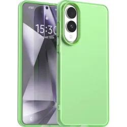 Phonesta HardFrost Back Cover hoesje voor Samsung Galaxy S25 Edge - Mat Groen