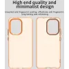 Phonesta HardFrost Back Cover hoesje voor Xiaomi Poco X7 Pro - Mat Oranje 3