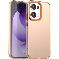 Phonesta HardFrost Back Cover hoesje voor Oppo Reno13 Pro - Mat Oranje