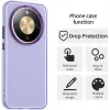 Phonesta HardFrost Back Cover hoesje voor HONOR Magic8 Lite - Mat Paars 4