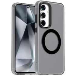 Phonesta HardFrost Back Cover hoesje met MagSafe voor Samsung Galaxy S23 FE - Mat Zwart