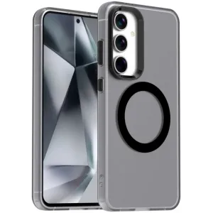 Phonesta HardFrost Back Cover hoesje met MagSafe voor Samsung Galaxy S25 Plus/S24 Plus - Mat Zwart