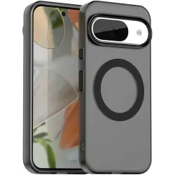 Phonesta HardFrost Back Cover hoesje met MagSafe voor Google Pixel 9 - Mat Zwart