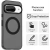 Phonesta HardFrost Back Cover hoesje met MagSafe voor Google Pixel 9 - Mat Zwart 4