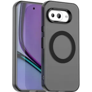 Phonesta HardFrost Back Cover hoesje met MagSafe voor Google Pixel 9a - Mat Zwart