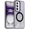 Phonesta HardFrost Back Cover hoesje met MagSafe voor Oppo Reno12 Pro - Mat Zwart