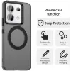 Phonesta HardFrost Back Cover hoesje met MagSafe voor Xiaomi Poco X6 - Mat Zwart 4
