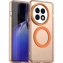 Phonesta HardFrost Back Cover hoesje met MagSafe voor OnePlus 13 - Mat Oranje