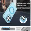 Phonesta HardFrost Back Cover hoesje met MagSafe voor Motorola Edge 60 Neo/Edge 50 Neo / ThinkPhone 25 - Mat Blauw 2