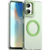 Phonesta HardFrost Back Cover hoesje met MagSafe voor Motorola Moto G35 - Mat Groen