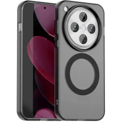 Phonesta HardFrost Back Cover hoesje met MagSafe voor Oppo Find X8 Pro - Mat Zwart