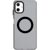 Phonesta HardFrost Back Cover hoesje met MagSafe voor Samsung Galaxy A06 - Mat Zwart 2