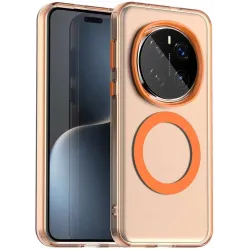 Phonesta HardFrost Back Cover hoesje met MagSafe voor HONOR Magic7 Pro - Mat Oranje