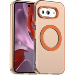 Phonesta HardFrost Back Cover hoesje met MagSafe voor Google Pixel 9a - Mat Oranje