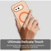 Phonesta HardFrost Back Cover hoesje met MagSafe voor Google Pixel 9a - Mat Oranje 5